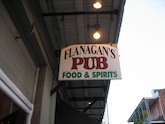 Pet-friendly Flanagan's Pub in New Orleans, LA